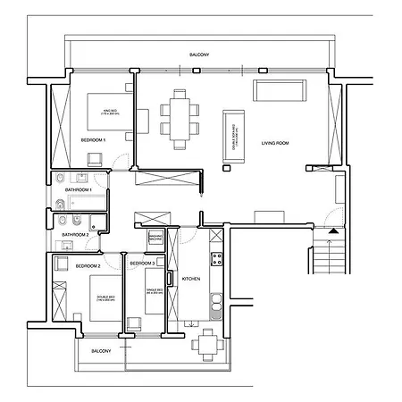 아파트 Penthouse Cardello Colosseum *